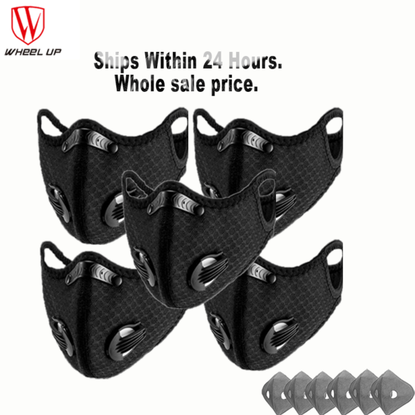 Cycling Face Mask with Filter Dust Wshable